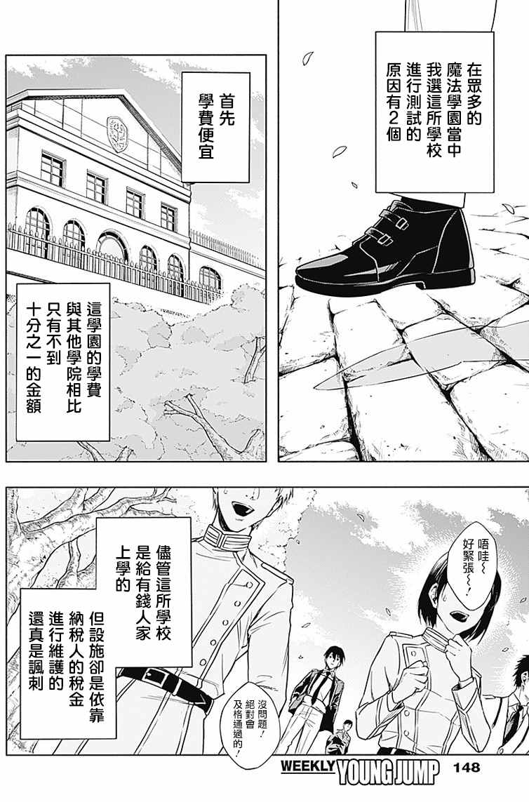 王立魔法学园的劣等生漫画,第4话1图