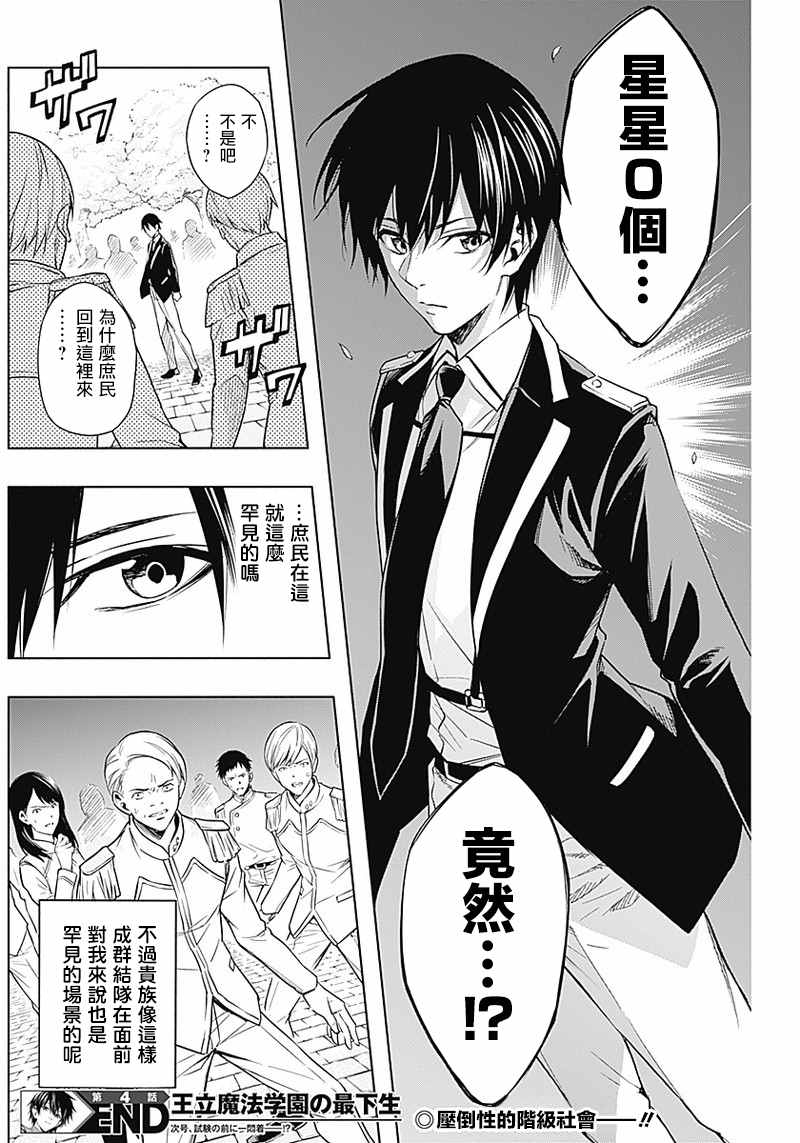 王立魔法学园的劣等生漫画,第4话2图