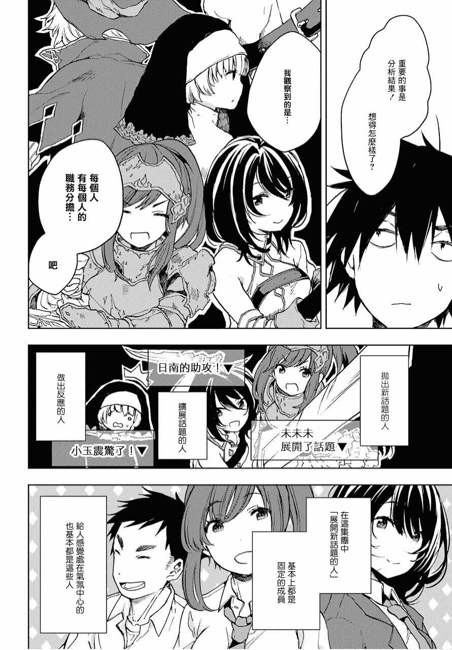 弱势角色友崎君漫画,第4话1图