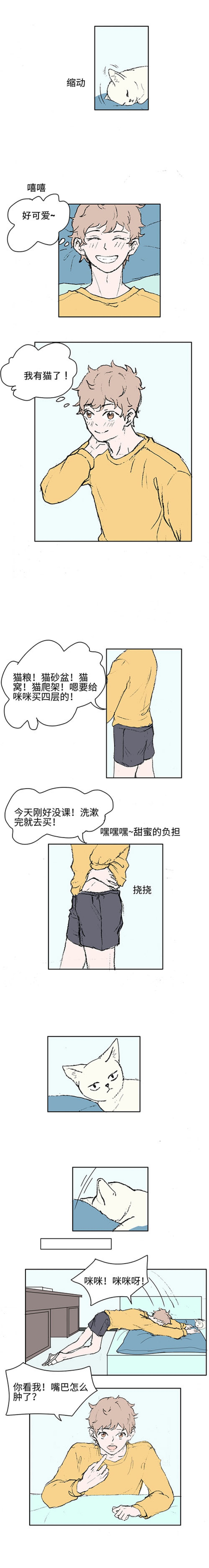 猫少爷的贴身铲屎官漫画,第4话4图