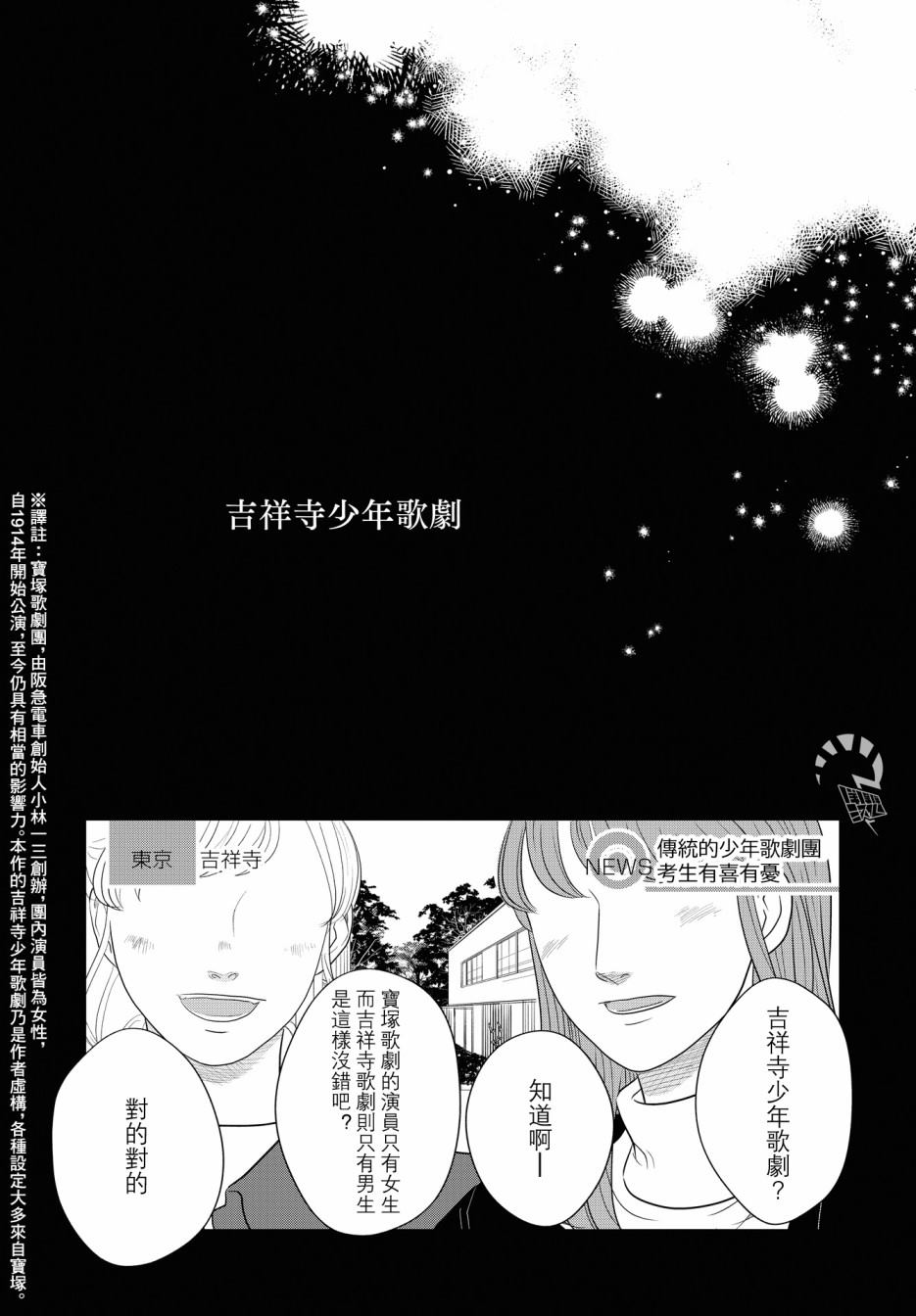 吉祥寺少年歌剧漫画,第1话1图