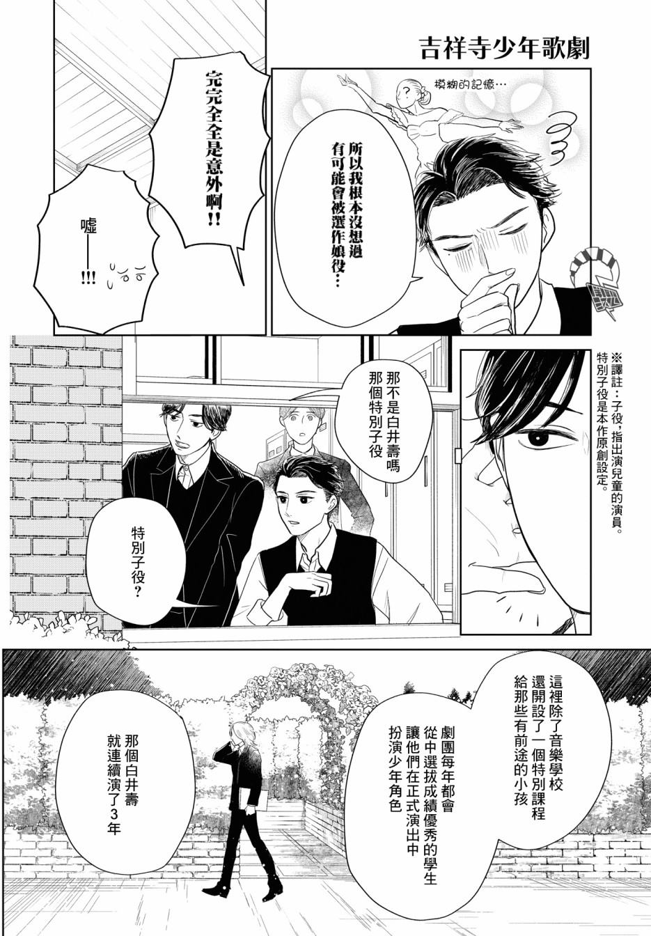 吉祥寺少年歌剧漫画,第1话3图