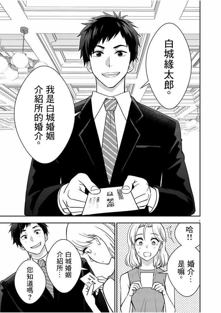 以结婚为前提的恋爱喜剧漫画,第1话1图