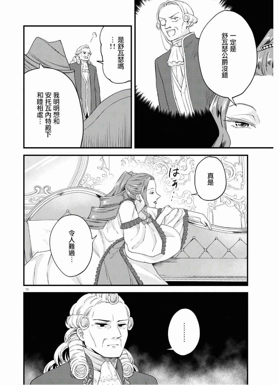 转生恶役千金玛丽安托瓦内特漫画,第4话仍旧是新婚状态2图