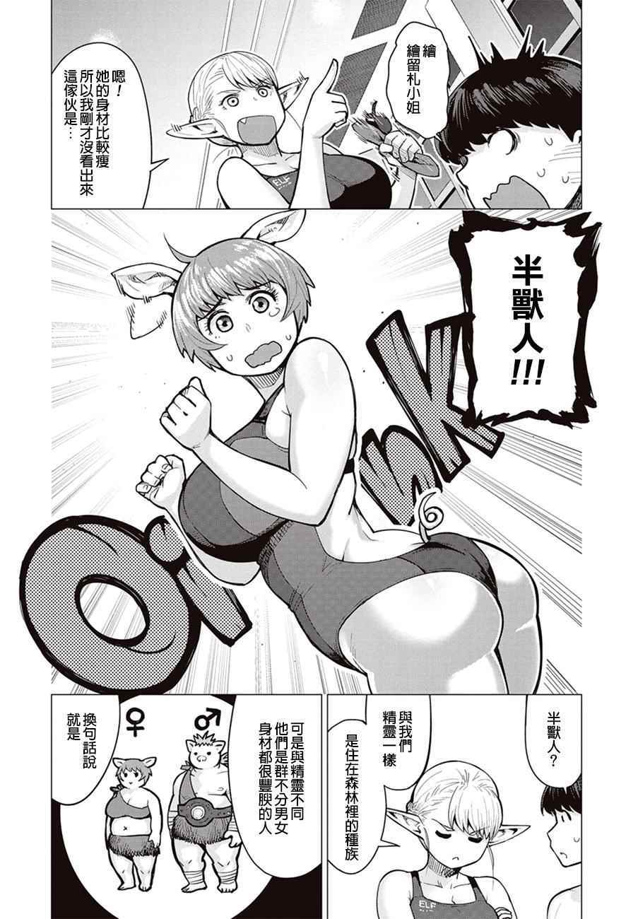 精灵小姐瘦不了。漫画,第7话2图