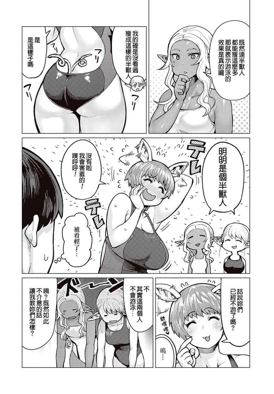 精灵小姐瘦不了。漫画,第7话1图