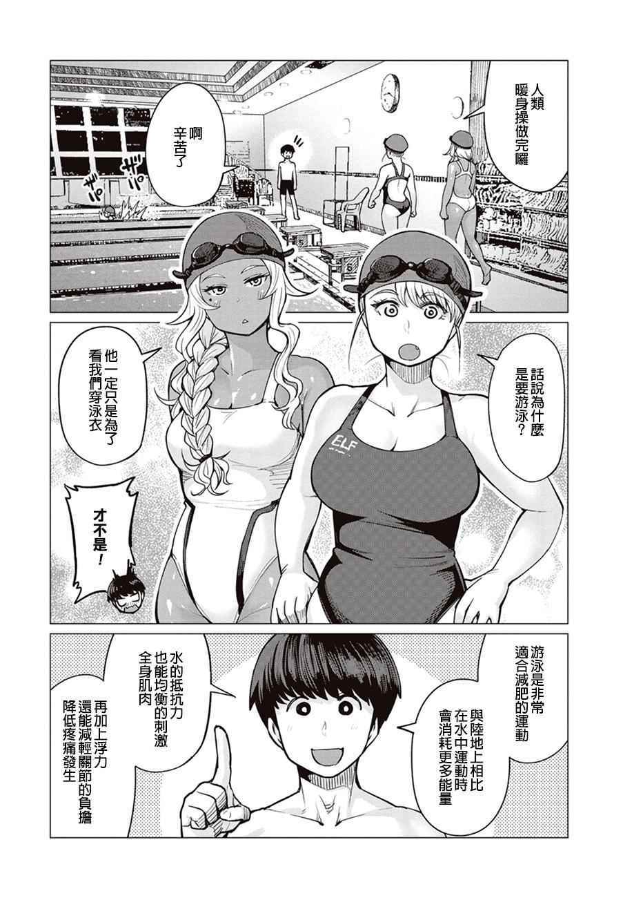 精灵小姐瘦不了。漫画,第7话2图