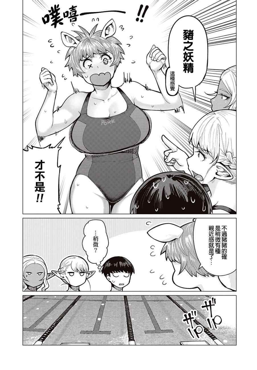 精灵小姐瘦不了。漫画,第7话3图