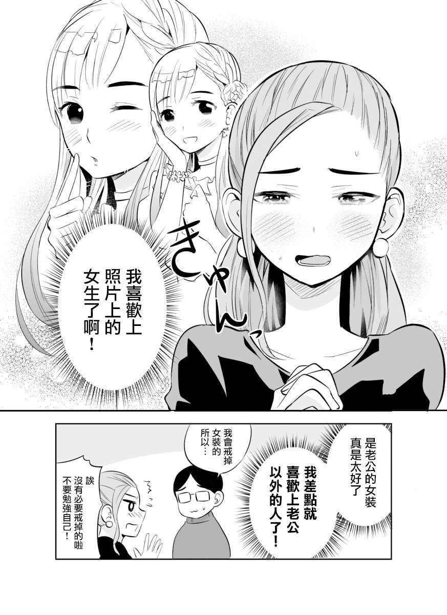 老公的女装超可爱漫画,第1话3图