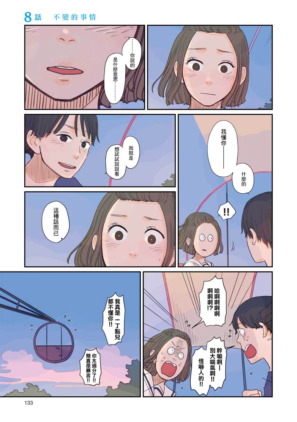 那是、你所见到的蓝漫画,第8话1图