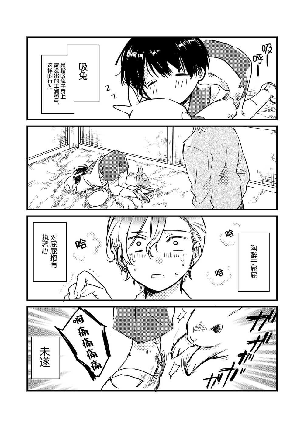 兔兔小屋的小兔漫画,第1话5图