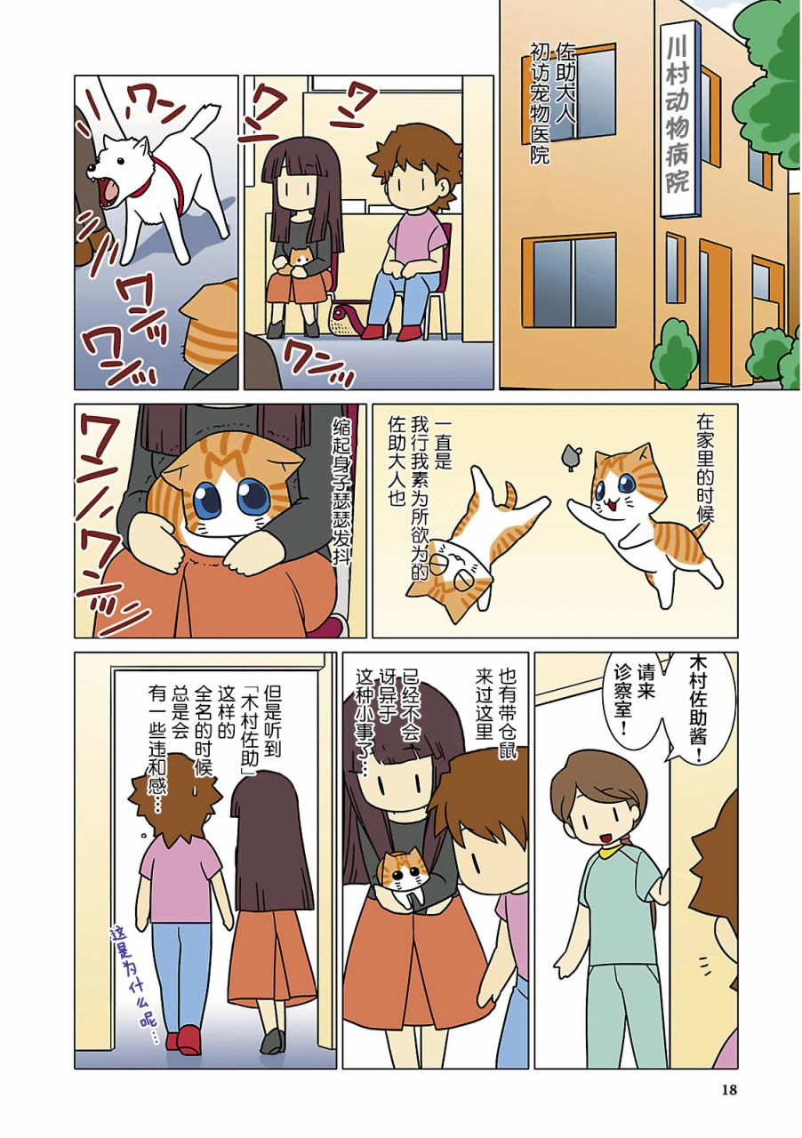 猫和我的日常漫画,第2话1图