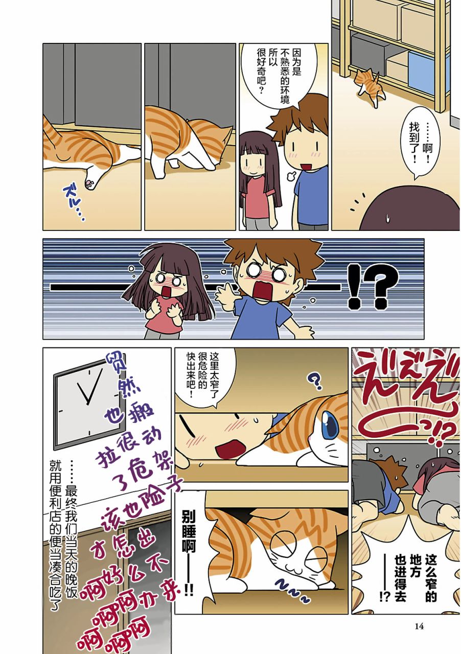 猫和我的日常漫画,第2话2图