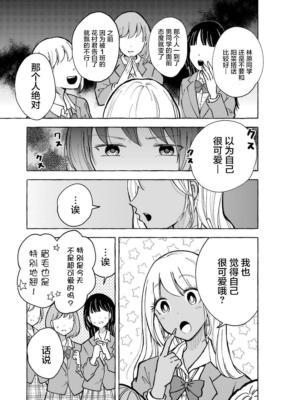 辣妹和孤独的她漫画,第1话2图