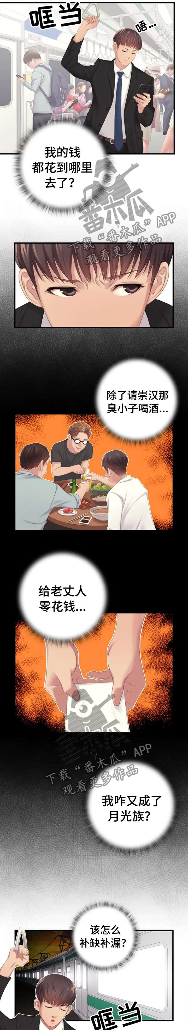 性别差异双男主漫画,第1章：月光族5图