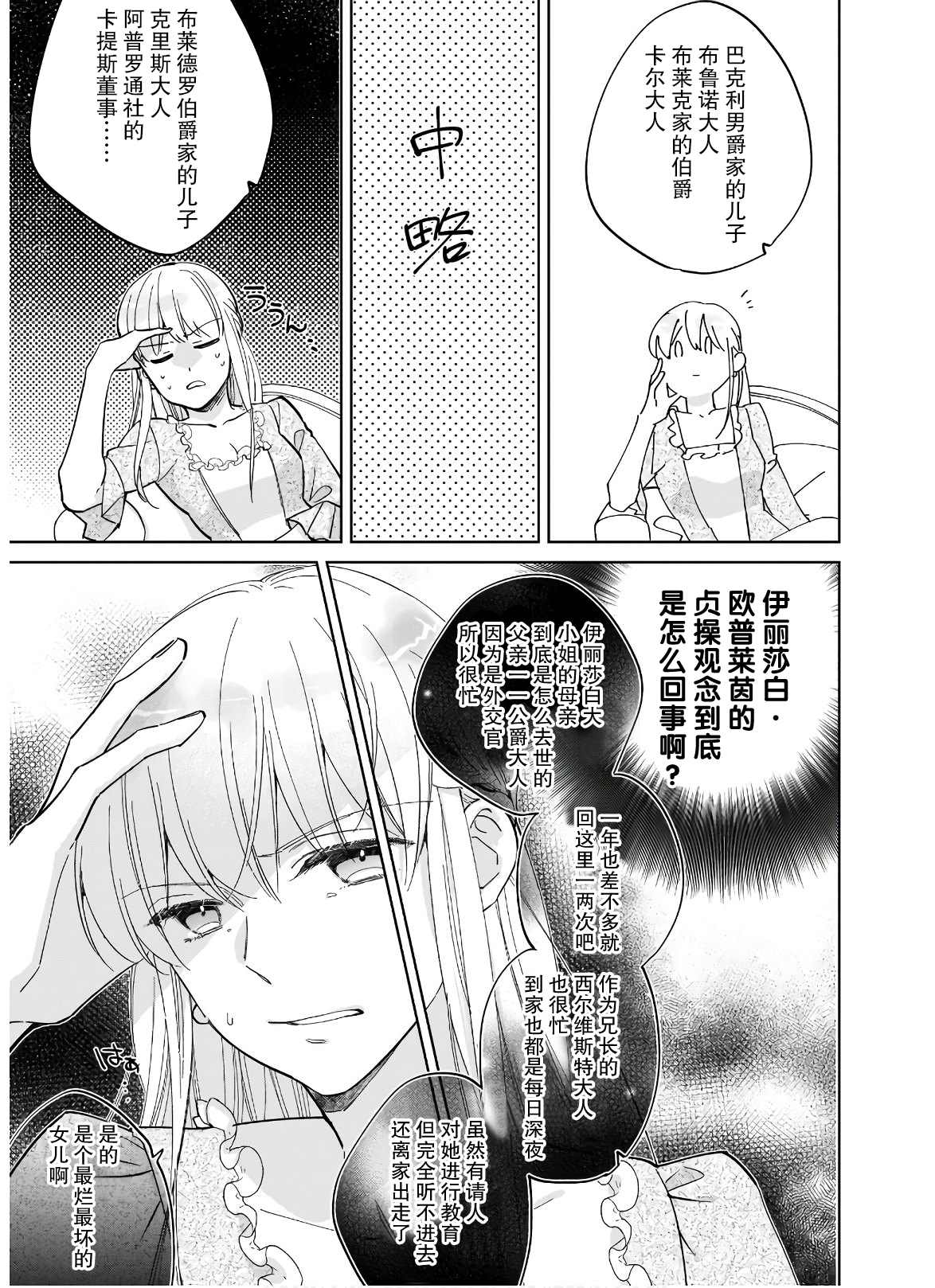 伊丽莎白大小姐华丽的替身生活漫画,第2话3图