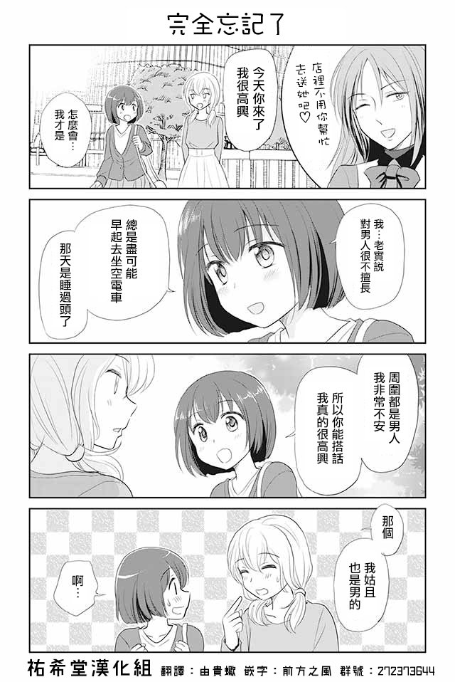 恋上伪娘的少女漫画,第8话1图