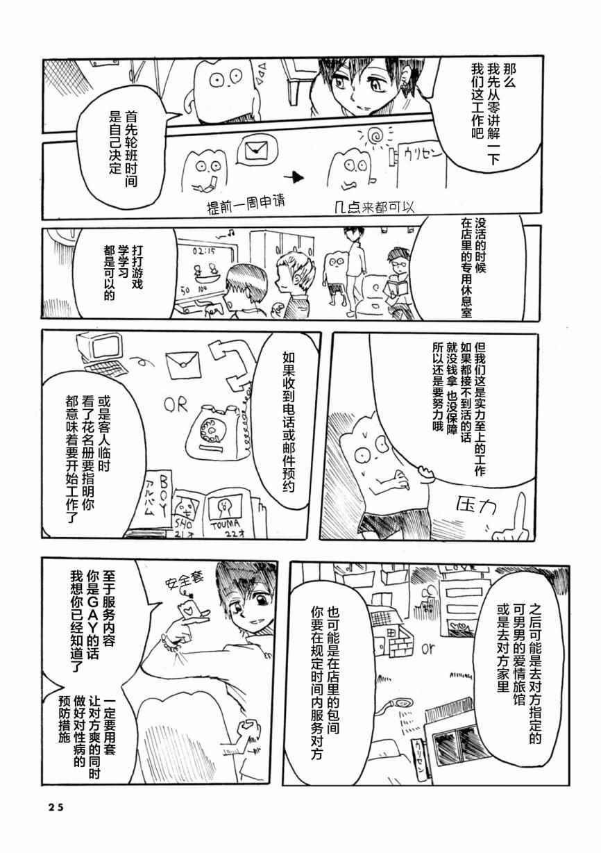 从事GAY风俗业的mochigi 性取向就是人生漫画,第3话2图