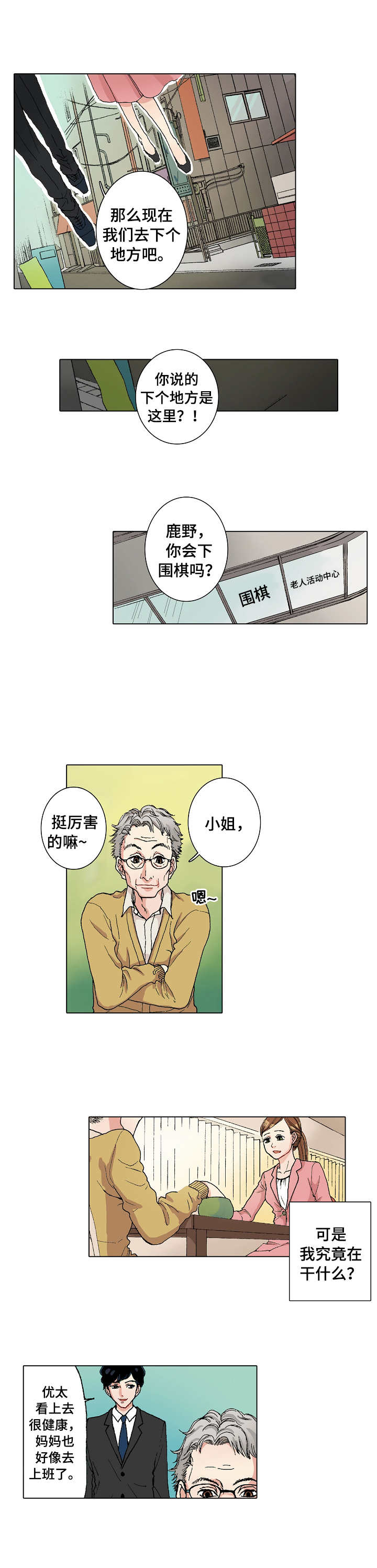 距离为0是什么意思漫画,第3章：过夜1图