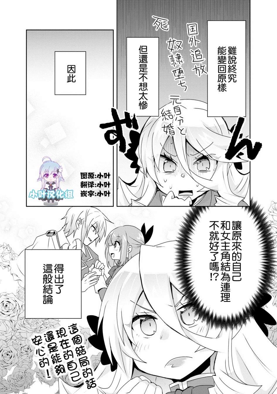 作为攻略对象的我变成了恶役千金！？漫画,第1话4图