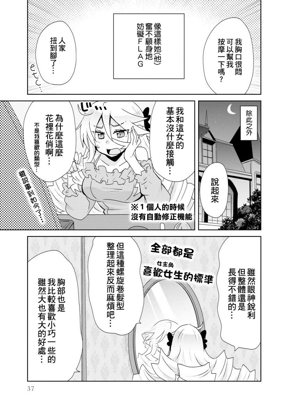 作为攻略对象的我变成了恶役千金！？漫画,第1话3图