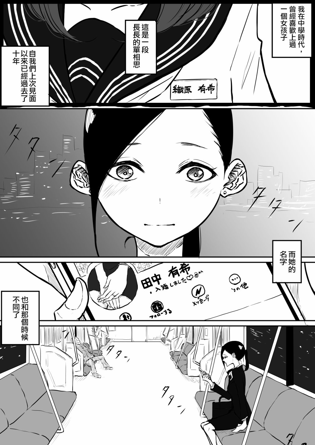 Forever单相思百合漫画,第1话2图