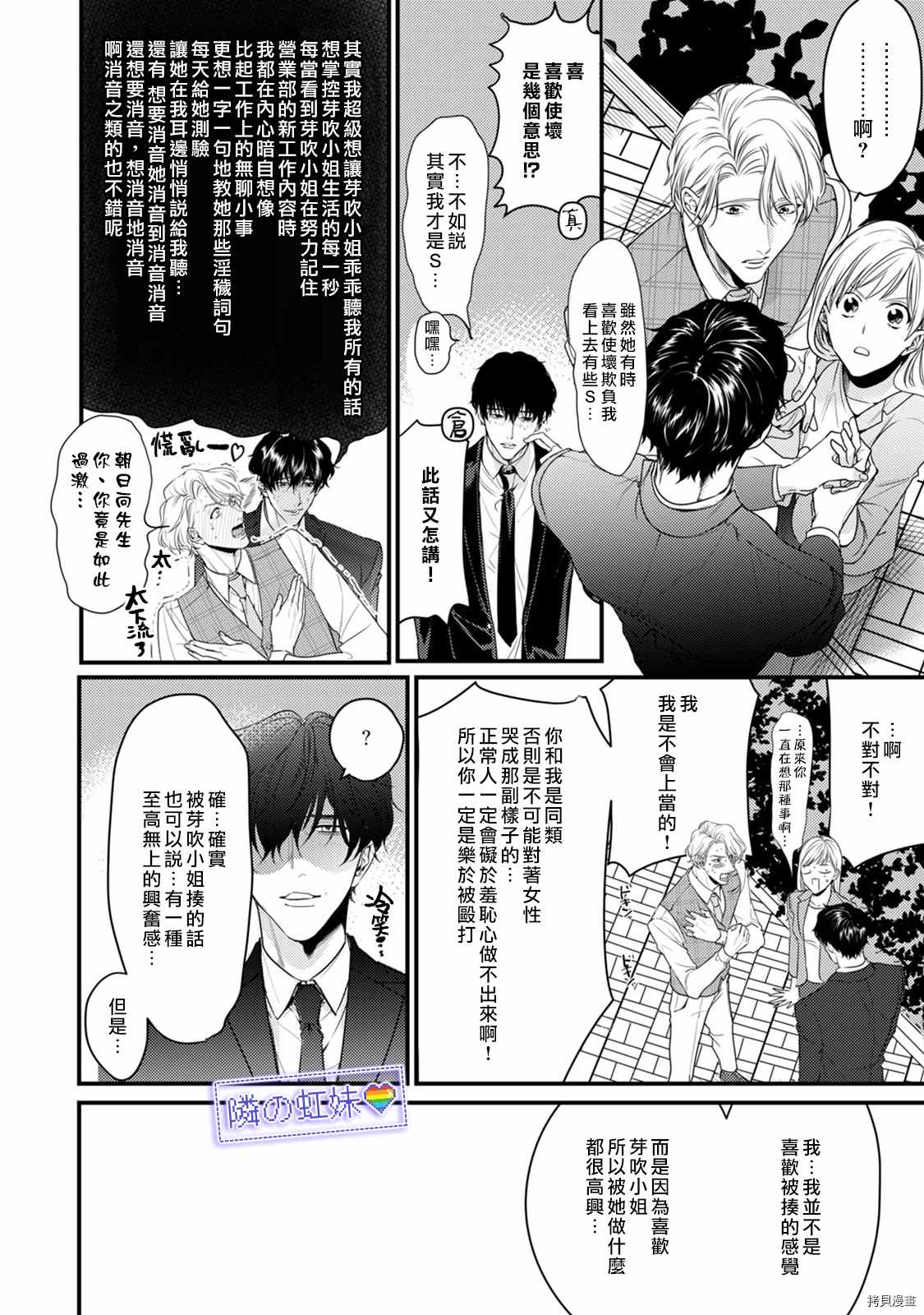 邻座的变态前辈漫画,第7话2图