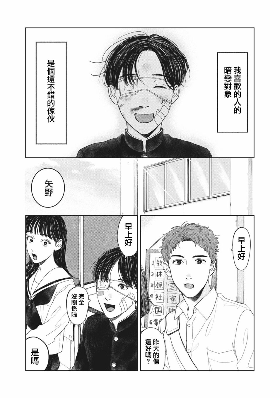 矢野同学观察日记漫画,第8话3图