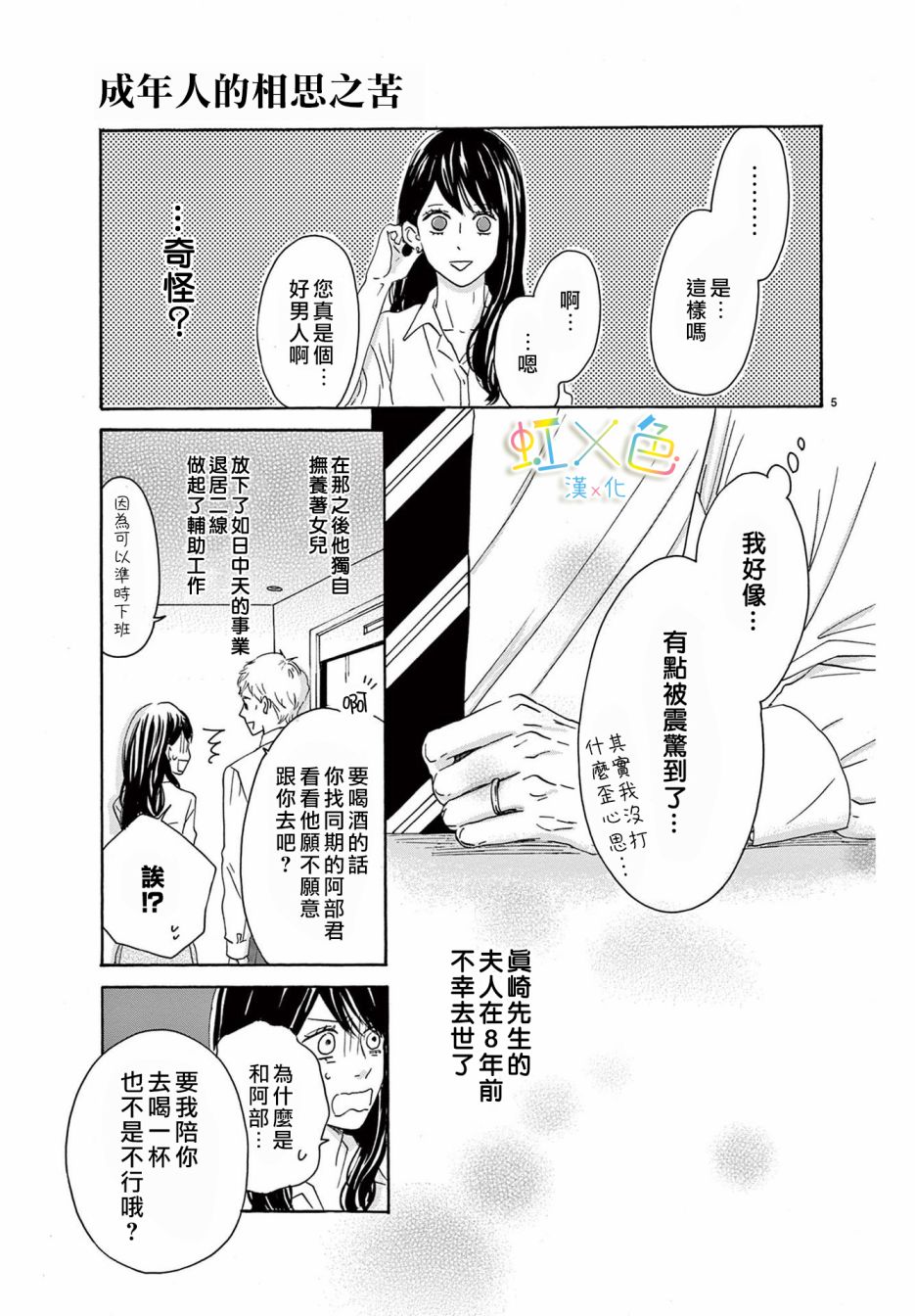 成年人的相思之苦漫画,第1话5图