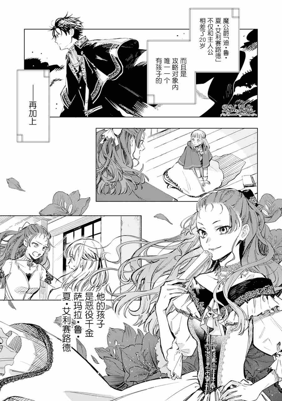 转生恶役幼女成为了恐怖爸爸的爱女漫画,第1话2图