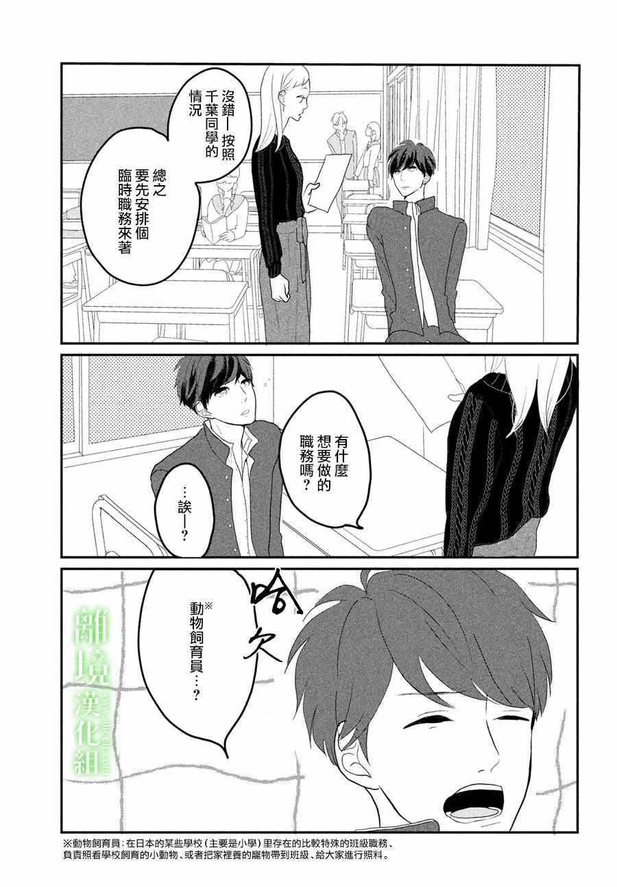 小镇的千叶君漫画,第2话3图