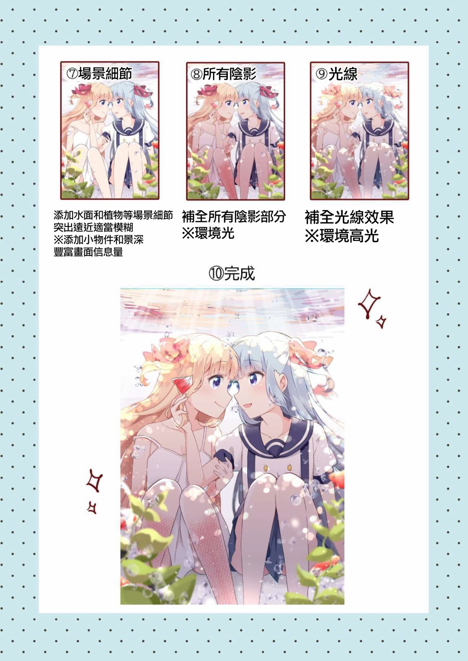 成为用鳃呼吸的妹妹精神支柱的姐姐漫画,连载版14图