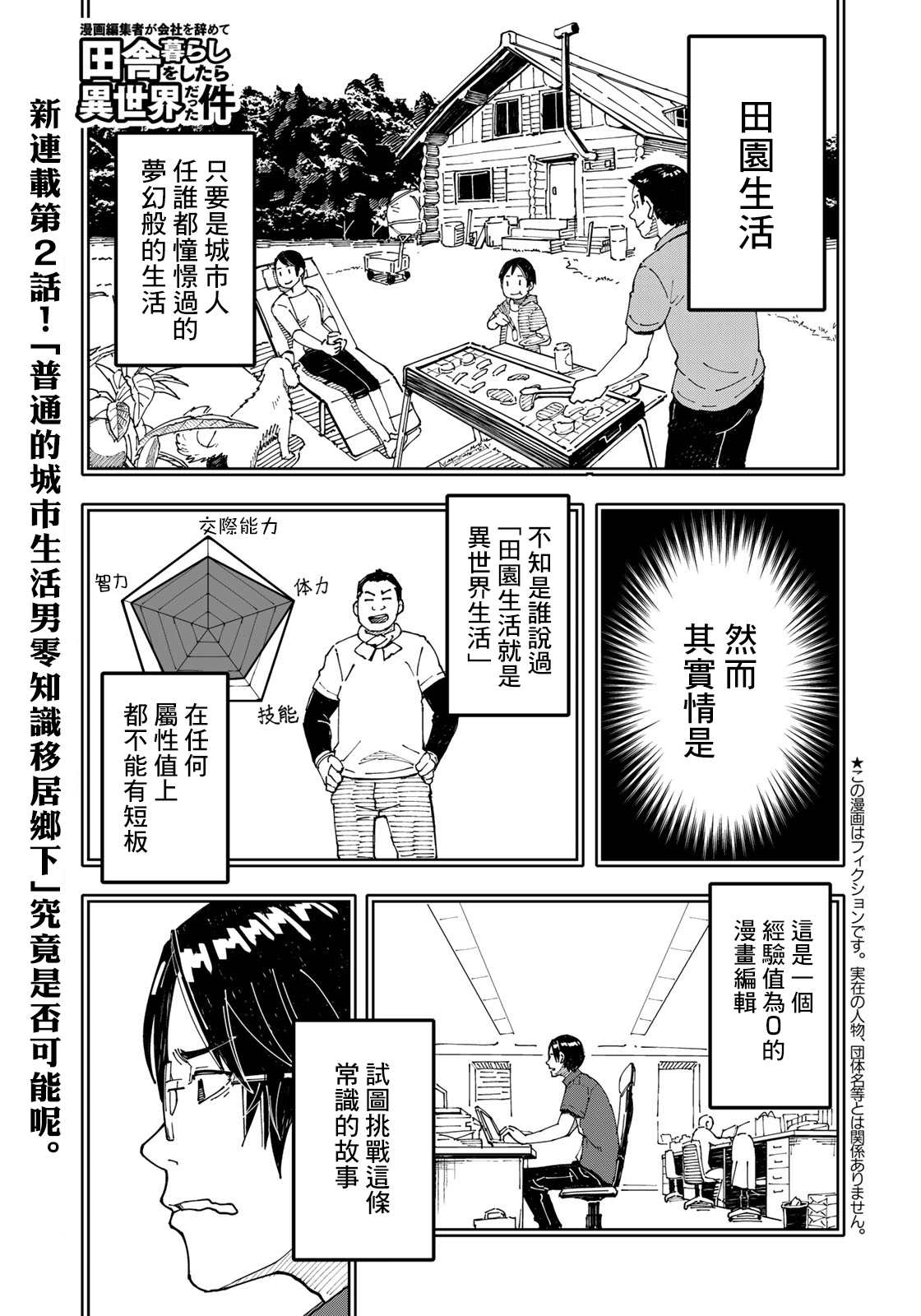 漫画编辑辞职归隐田园宛若来到异世界漫画,第2话焦虑烦恼的大人们都往田里来1图