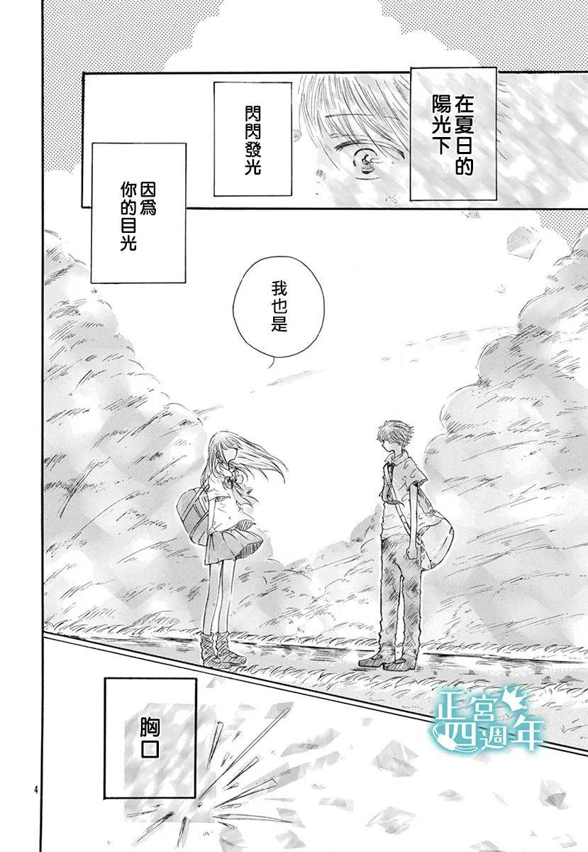 夏日的天空如此湛蓝、于是我喜欢上了你漫画,第1话4图