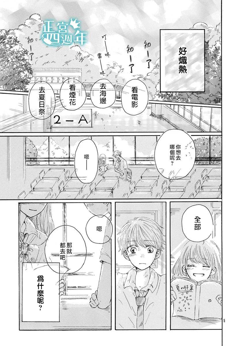 夏日的天空如此湛蓝、于是我喜欢上了你漫画,第1话5图