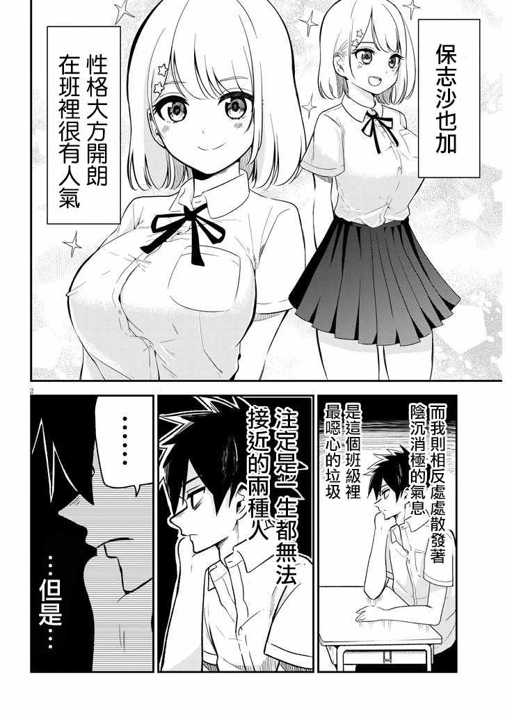 消极君和积极酱漫画,第1话消极君和积极酱4图