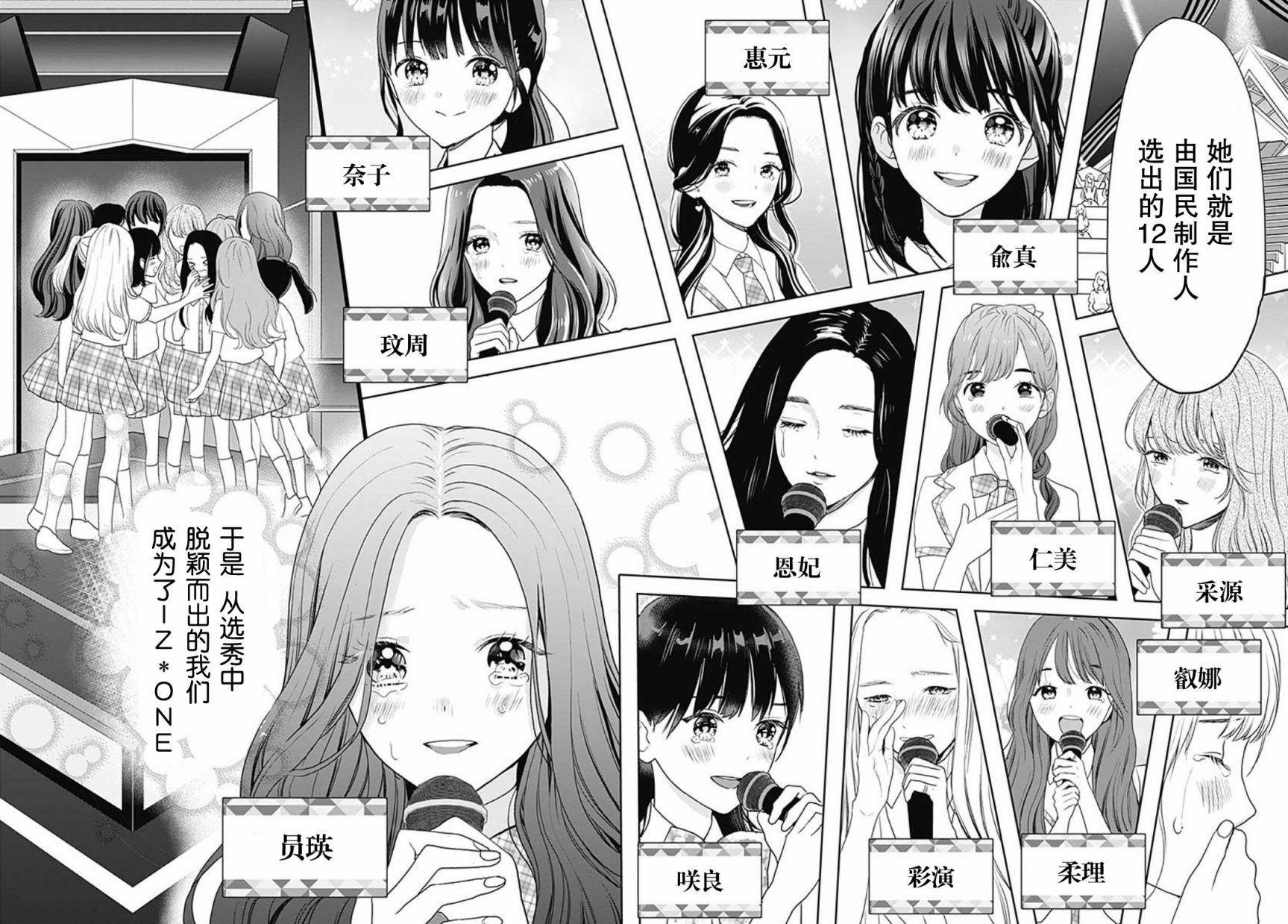 IZ*ONE~直到我们成为一体~漫画,第1话5图