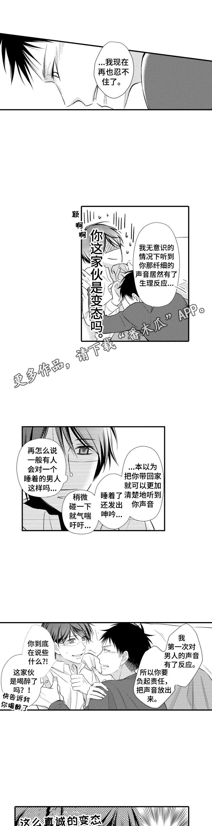 我听到你的声音是什么歌曲的歌词漫画,第3章：声控5图