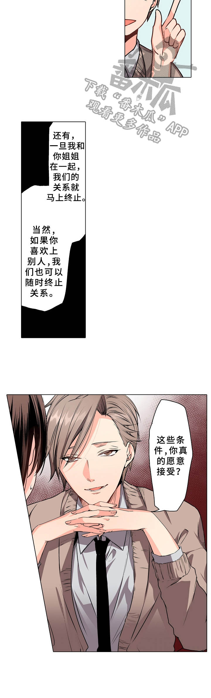 爱的替身视频漫画,第6章：条件1图