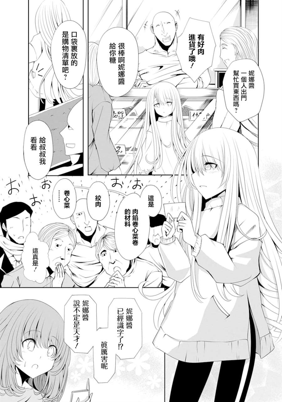 妮娜酱想要暗杀爸爸漫画,第4话初次帮忙购物3图