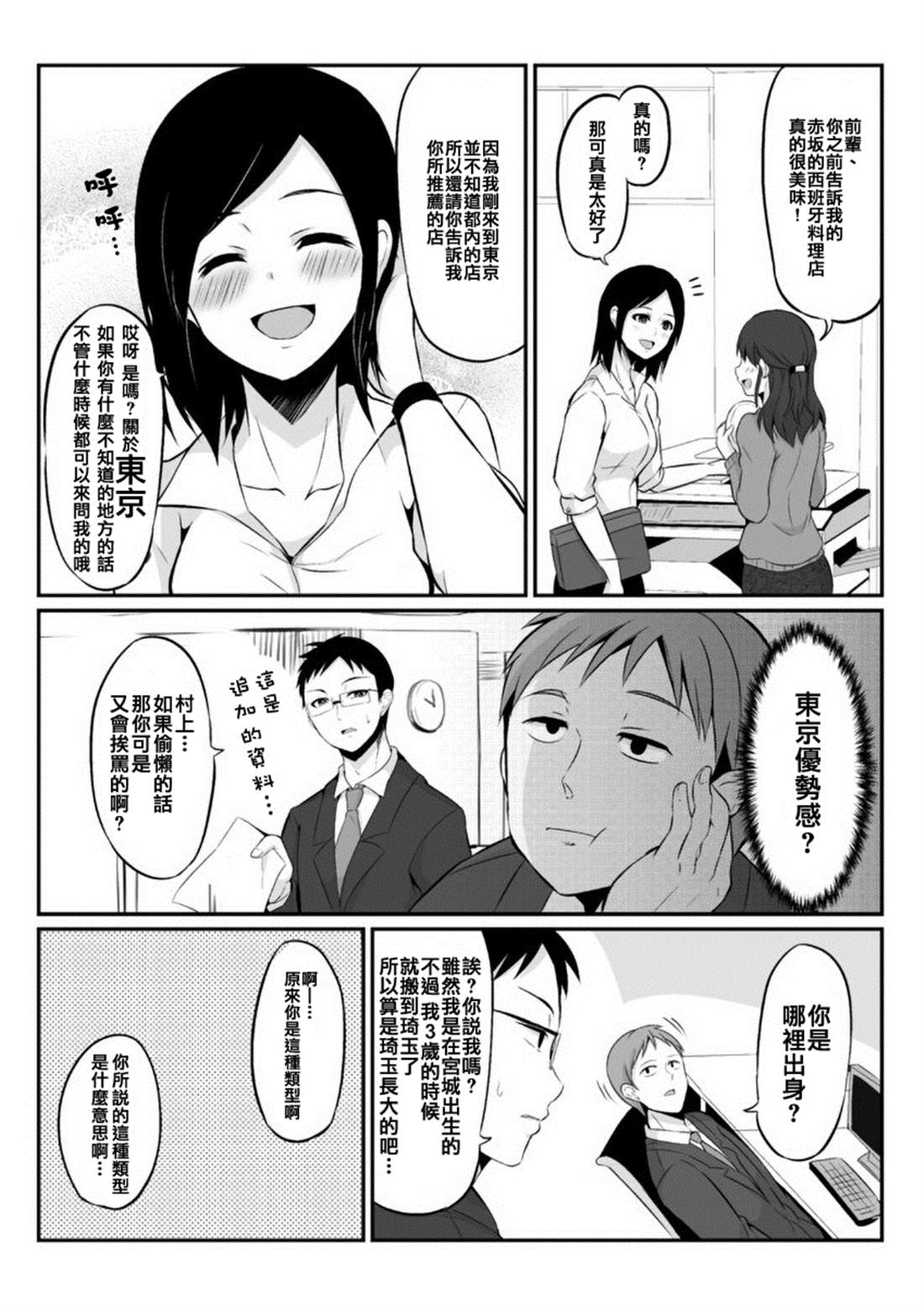 知道了自己所不擅长相处的前辈的秘密的故事漫画,第3话2图