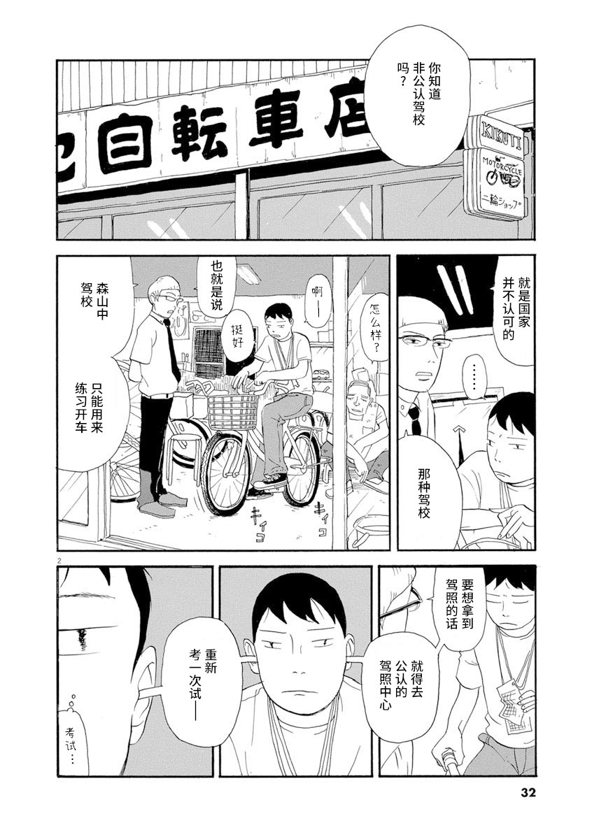 森山中驾校漫画,第2话2图