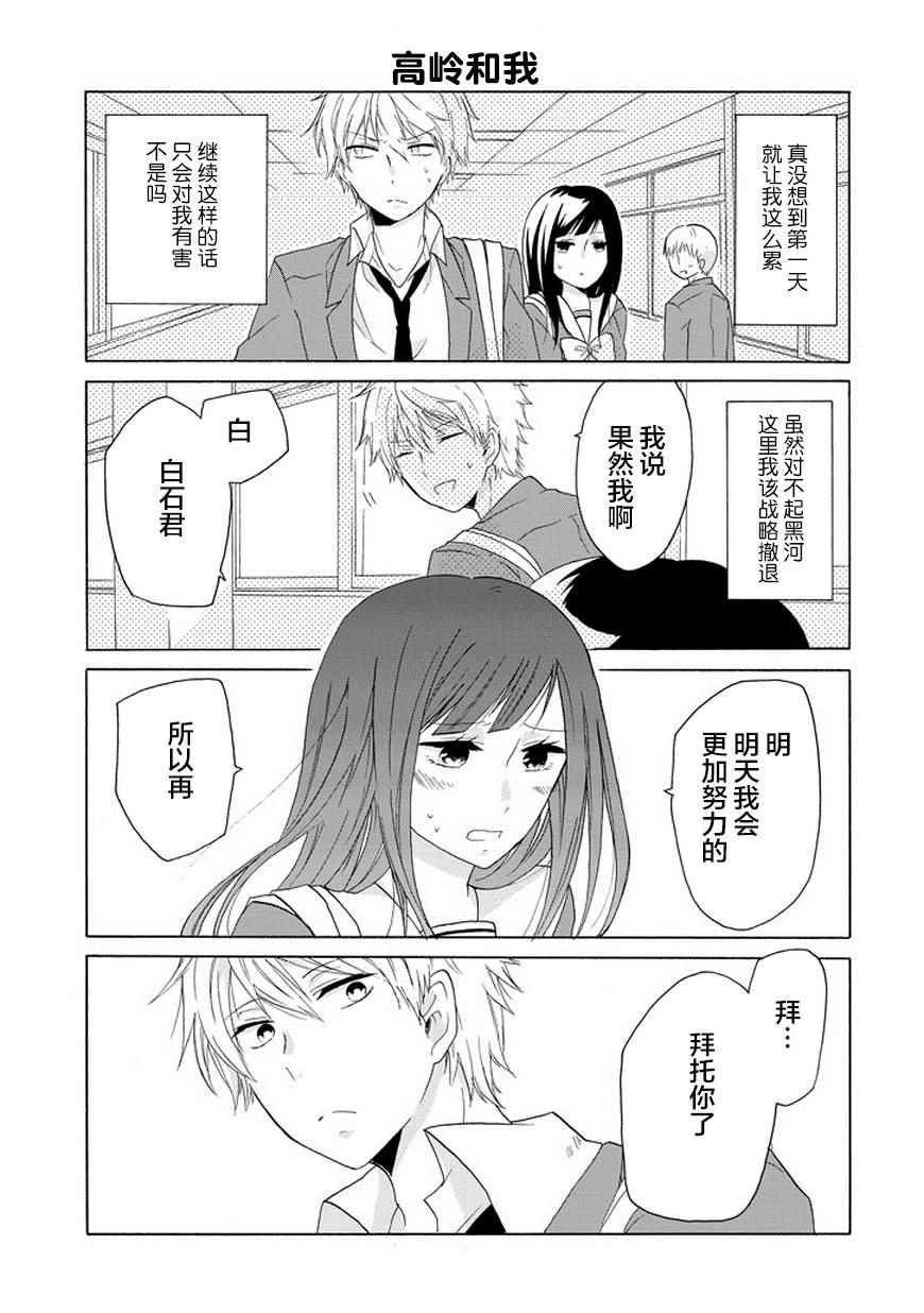 就算是高岭之花也要攻略！漫画,第1话5图