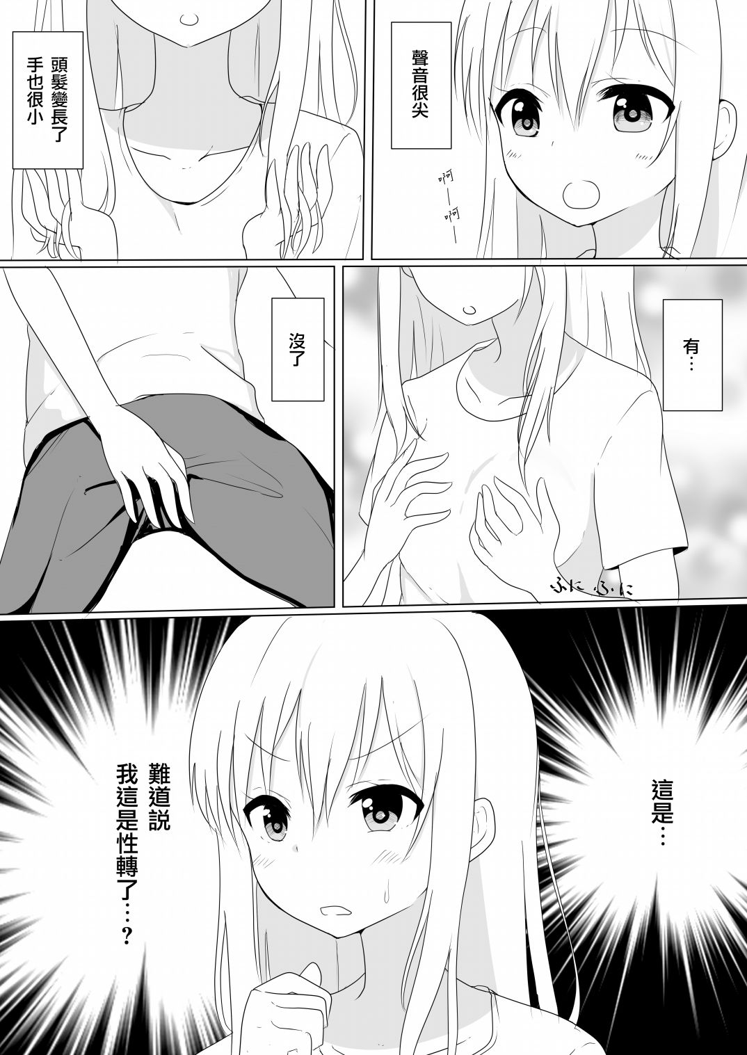 喜欢ts的男孩子ts之后全力扮演理想的ts娘的事情漫画,第1话2图