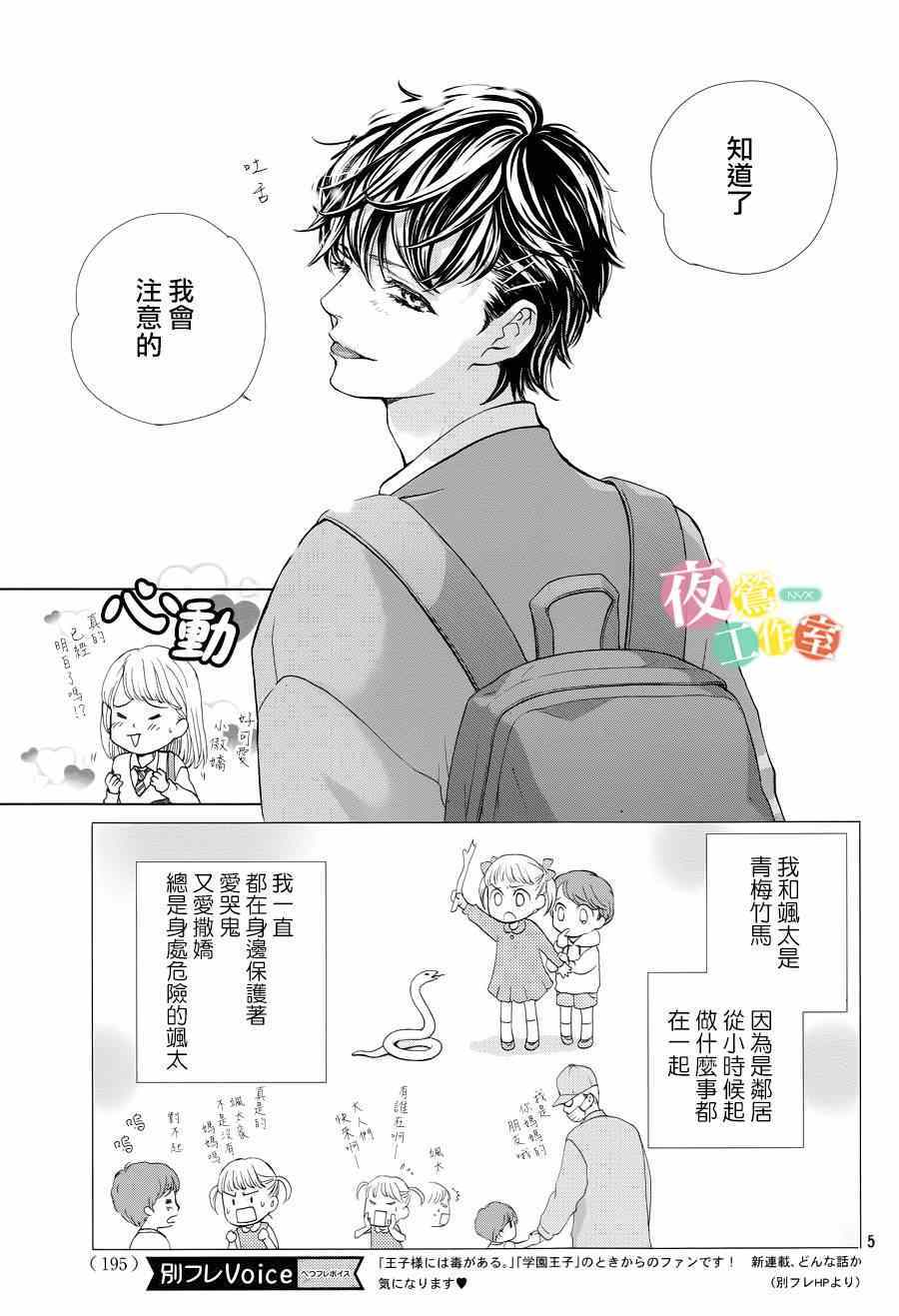 王子大人有毒漫画,第1话5图