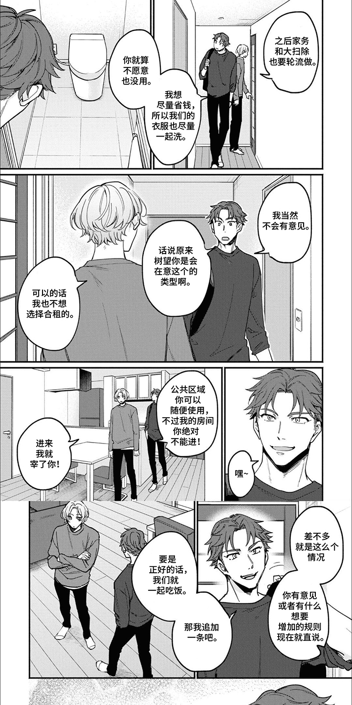 我讨厌的室友漫画,第2话1图