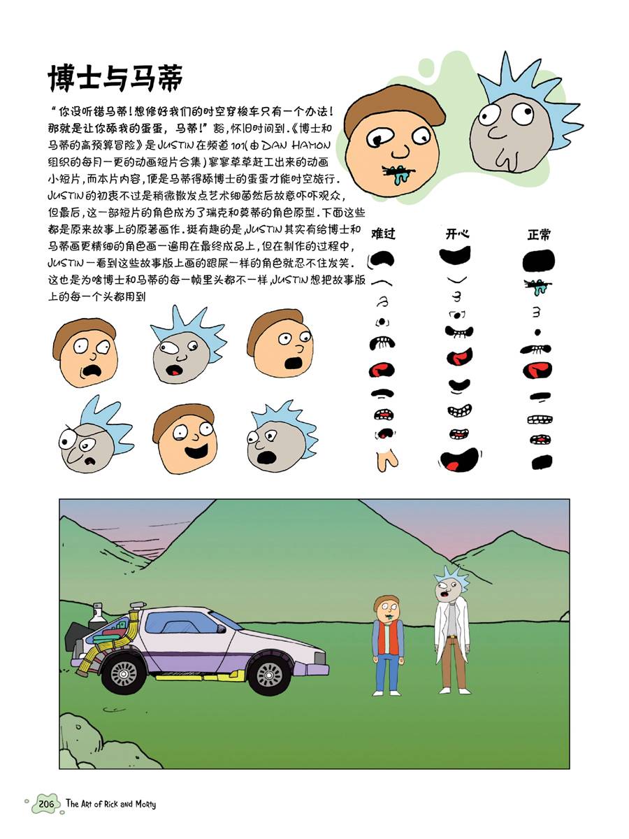 瑞克与莫蒂：动画设定集漫画,全篇完结1图