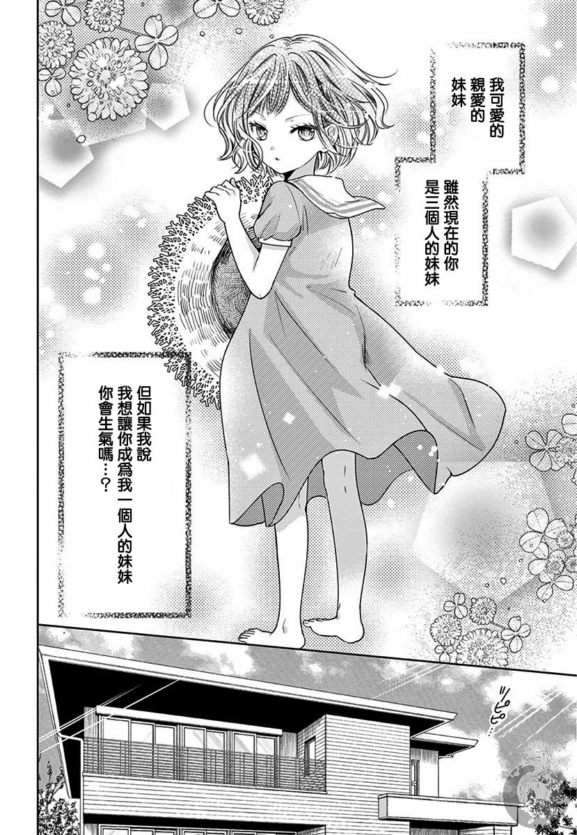 兄妹间的相爱相杀~三匹甜蜜的小狼~漫画,第1话3图