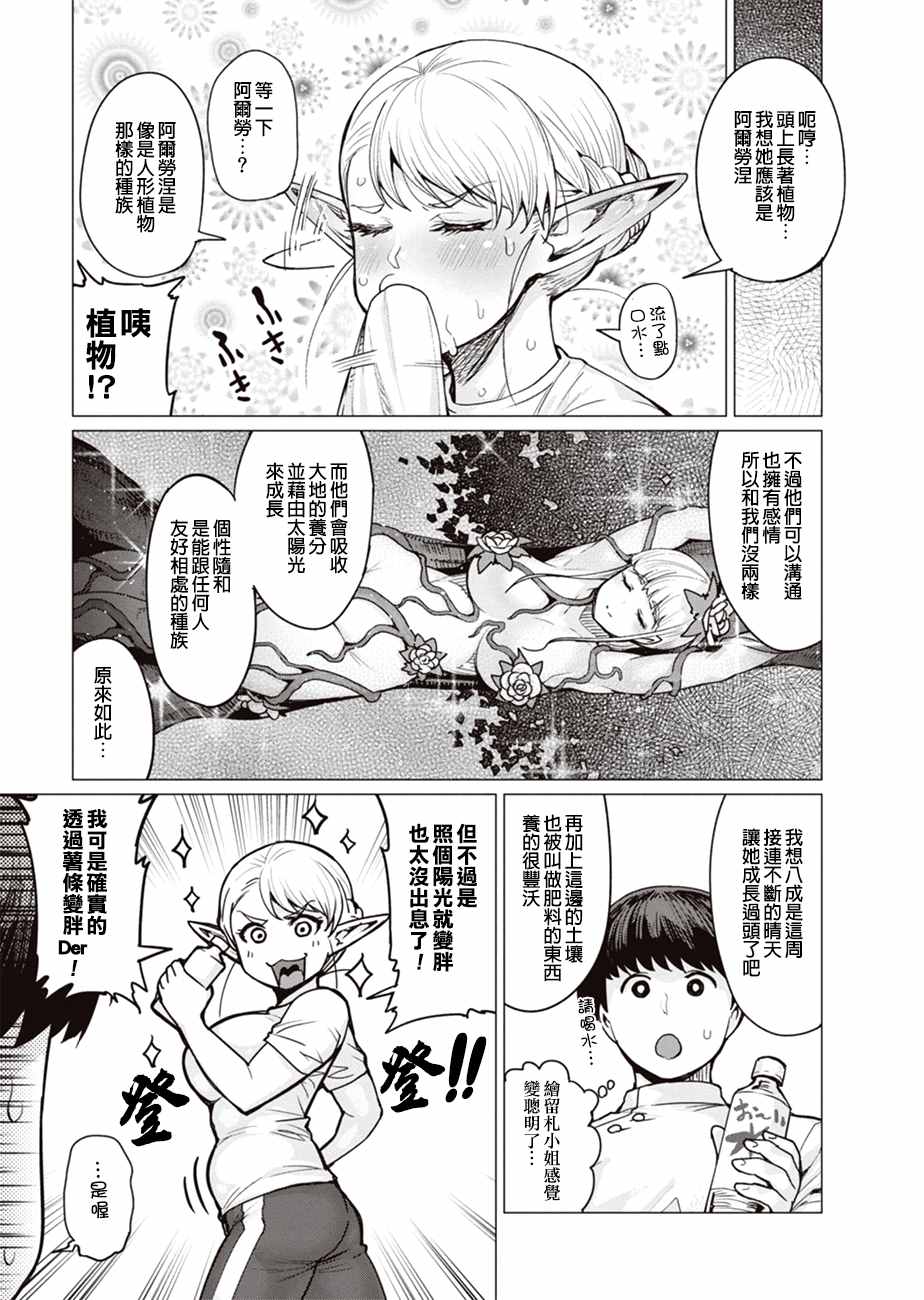 精灵小姐瘦不了。漫画,第4话2图