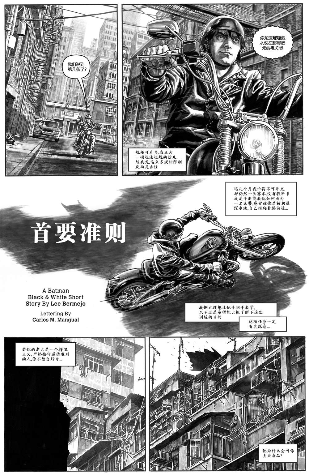 蝙蝠侠 黑与白漫画,第3话4图